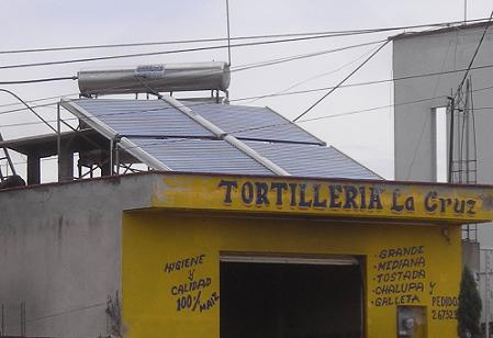INSTALACIÓN SOLAR TÉRMICA EN TORTILLERÍA DE MAÍZ
