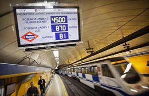 METRO MADRID, MÁS SOSTENIBLE GRACIAS A LA ILUMINACIÓN LED