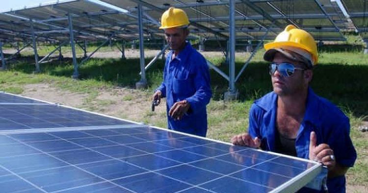 PINAR DEL RÍO POR MAYOR USO DE LA ENERGÍA SOLAR -CUBA-