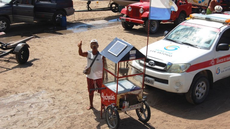 Argentina: Hace crispetas con energia solar