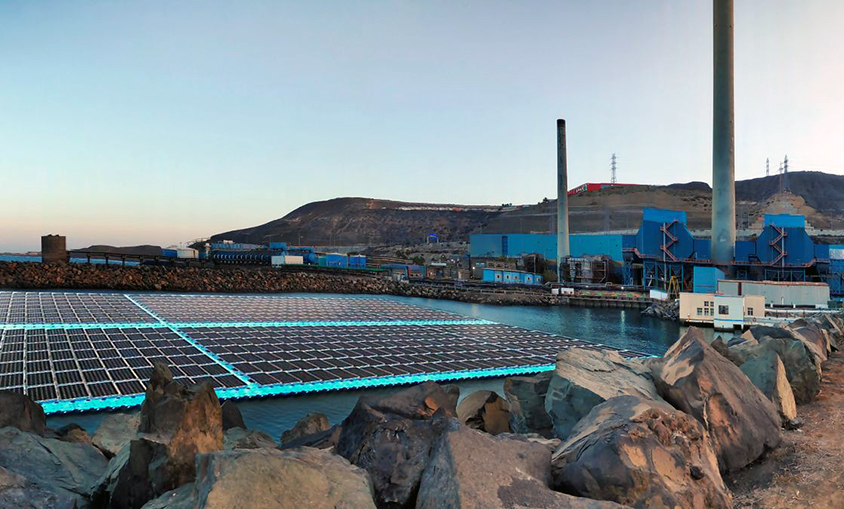 La desaladora Las Palmas III de Gran Canaria podría incorporar un sistema fotovoltaico flotante