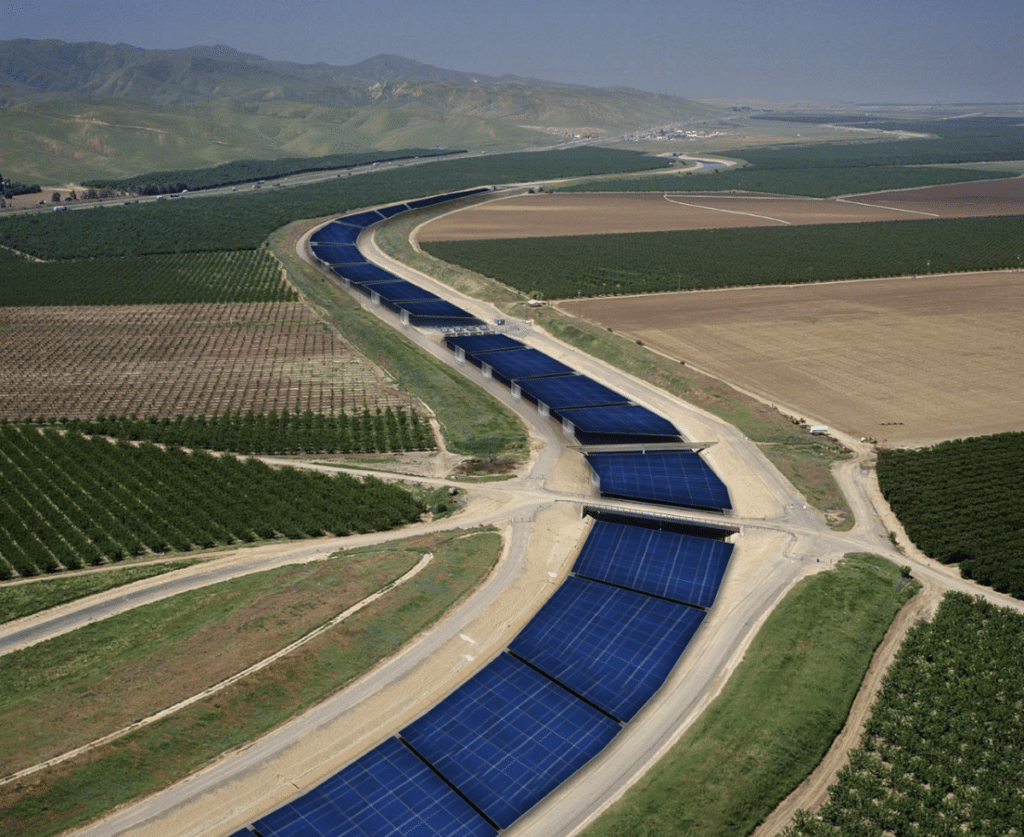 Los canales solares ya son competitivos con la fotovoltaica montada en tierra