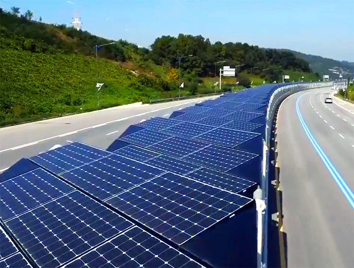 Maravillas ciclistas: la autopista ciclista con paneles solares de Corea del Sur