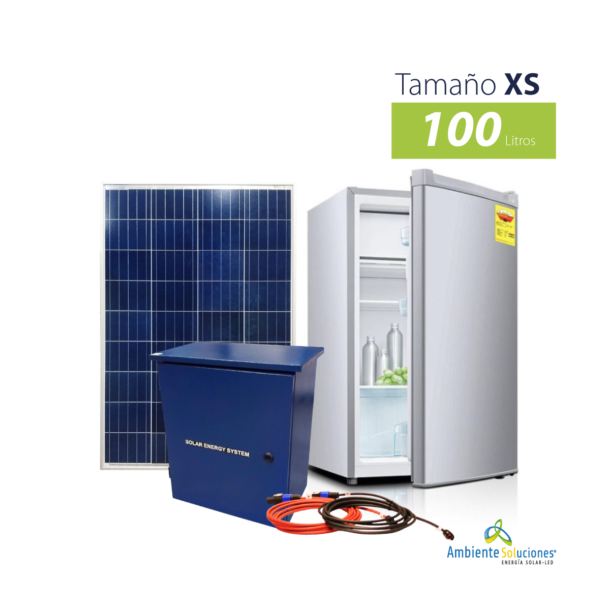 KIT  NEVERA-CONGELADOR SOLAR 100 L