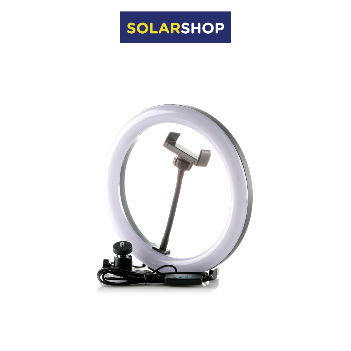 ARO DE LUZ 8W 26CM 3COLORES C-BLUETOOTH