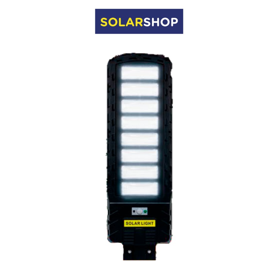 400W LUMINARIA SOLAR LED ALUMBRADO PÚBLICO 6500K CON SENSOR