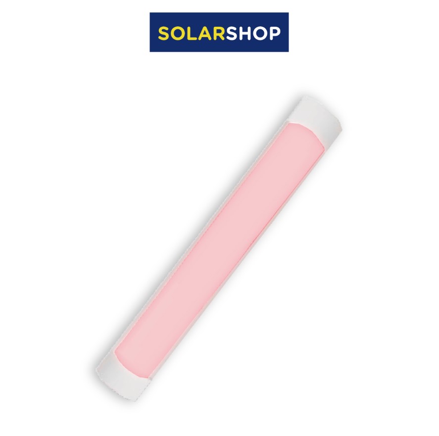 LÁMPARA 2X18W ROJA 120CM ANTIPOLVO