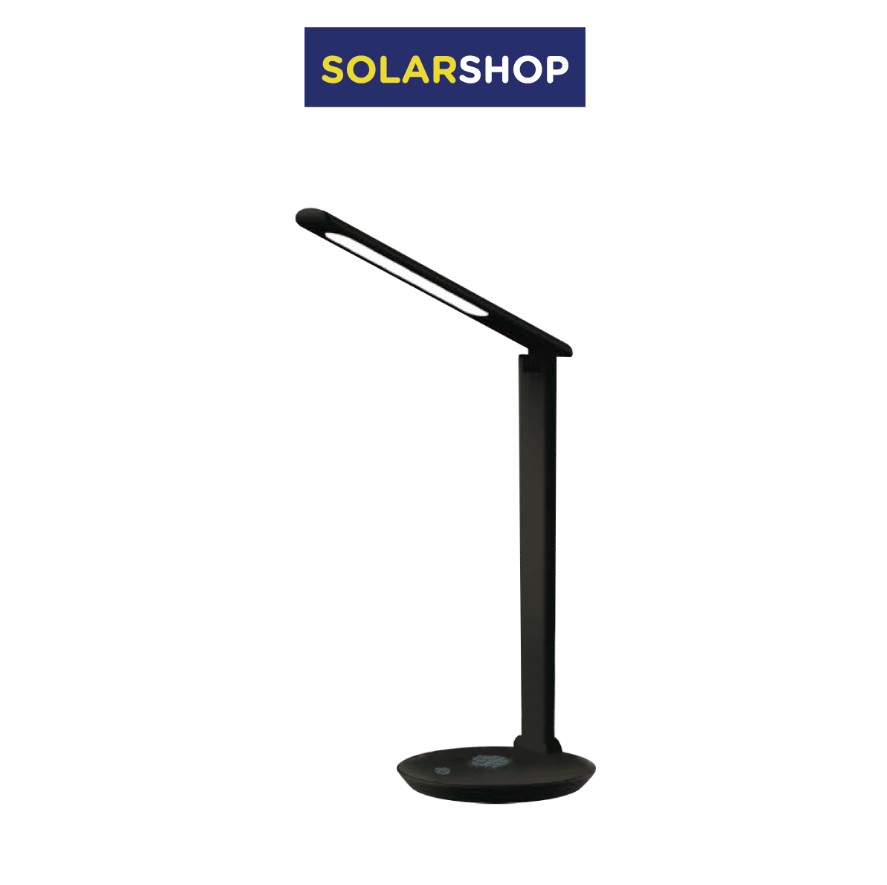 LAMPARA LED ESCRITORIO NEGRO 5W CCT CARGA INALAMBRICA MOD-08