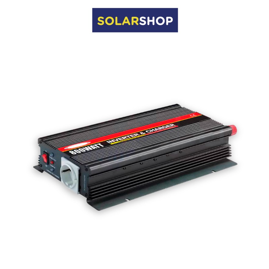 INVERSOR /CARGADOR 12V 800W ONDA MODIFICADA