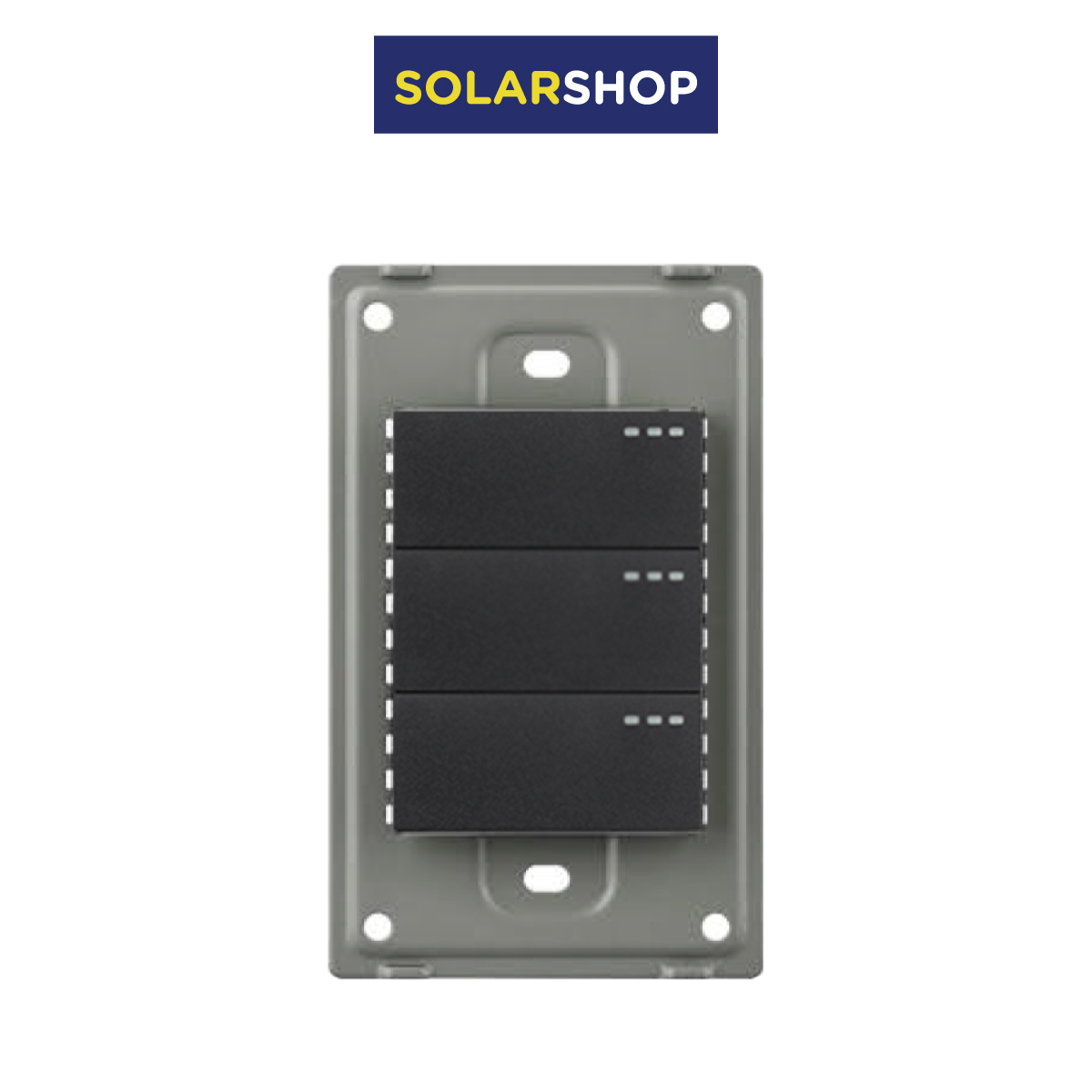 INTERRUPTOR TRIPLE CONMUTABLE BLACK MIRROR