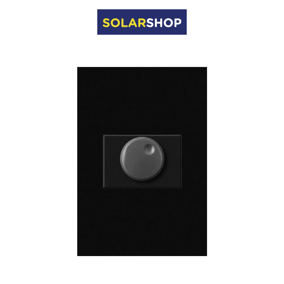 Interruptor sencillo conmutable black luxury