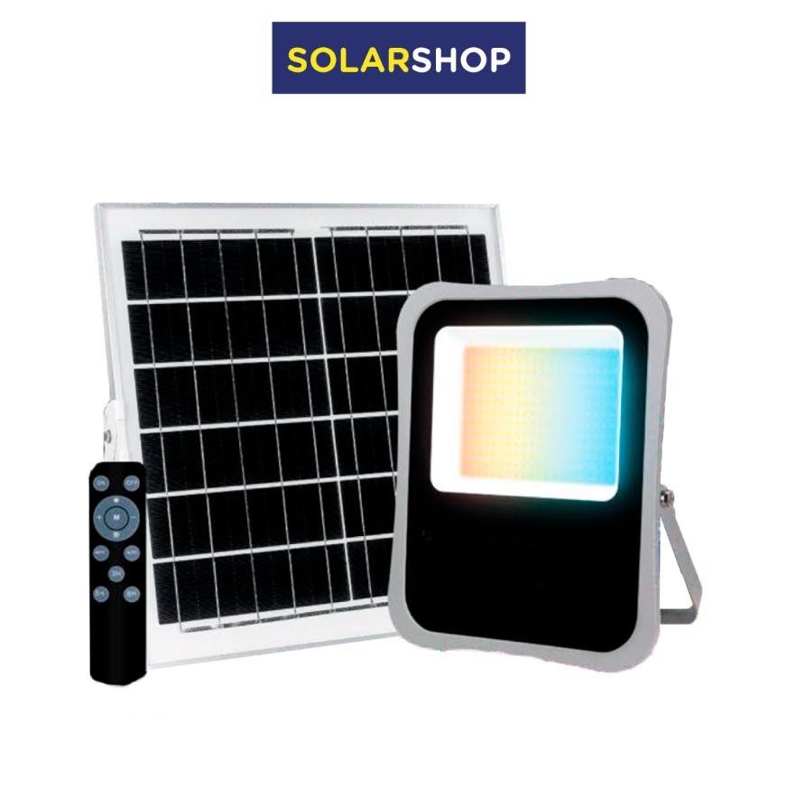 50W REFLECTOR LED SOLAR/ TIPO TABLETA RGB