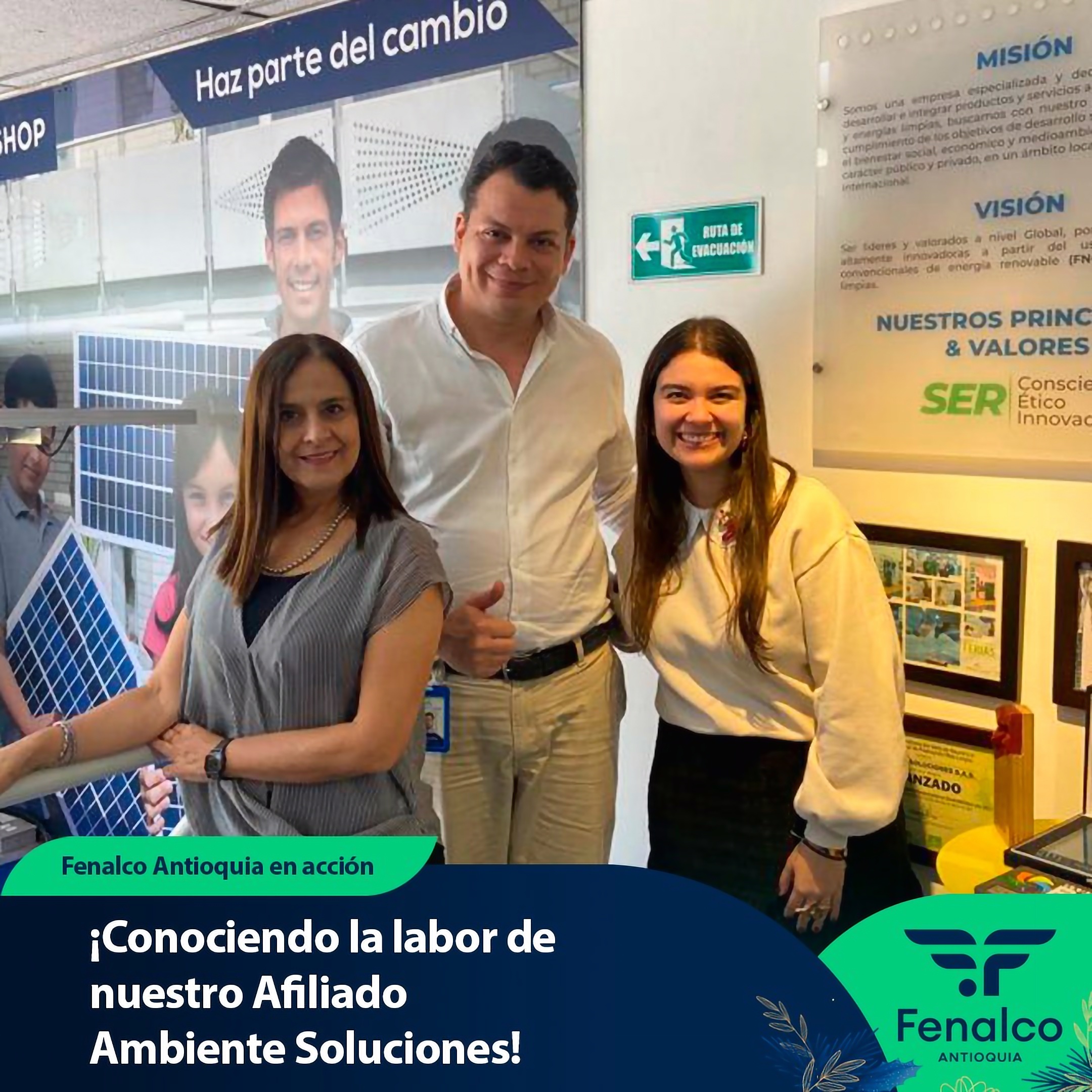 Fenalco Antioquia en acción ¡Conociendo la labor de nuestro afiliado Ambiente Soluciones!