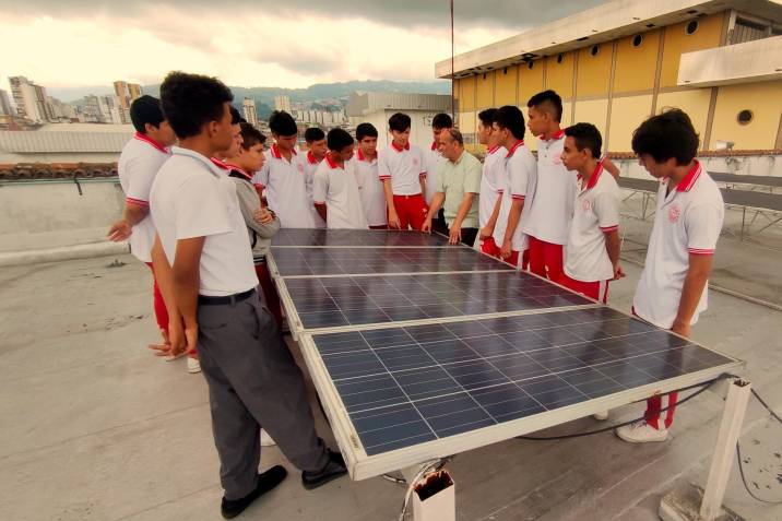 Así se aprovecha la energía solar en Bucaramanga