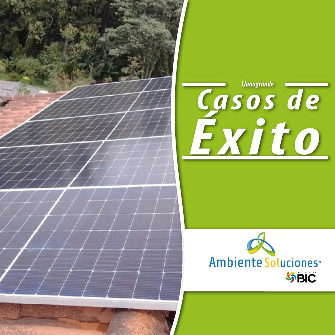 Sistema solar de inyección a red - en  Llanogrande - Antioquia