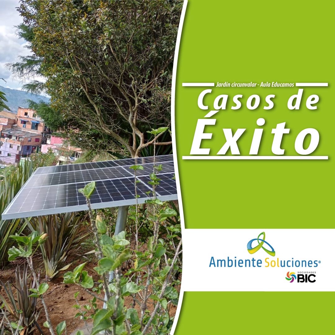 Sistema solar Off grid para Aula Ambiental- Jardín Circunvalar, Cerro Pan de Azúcar - Medellín.