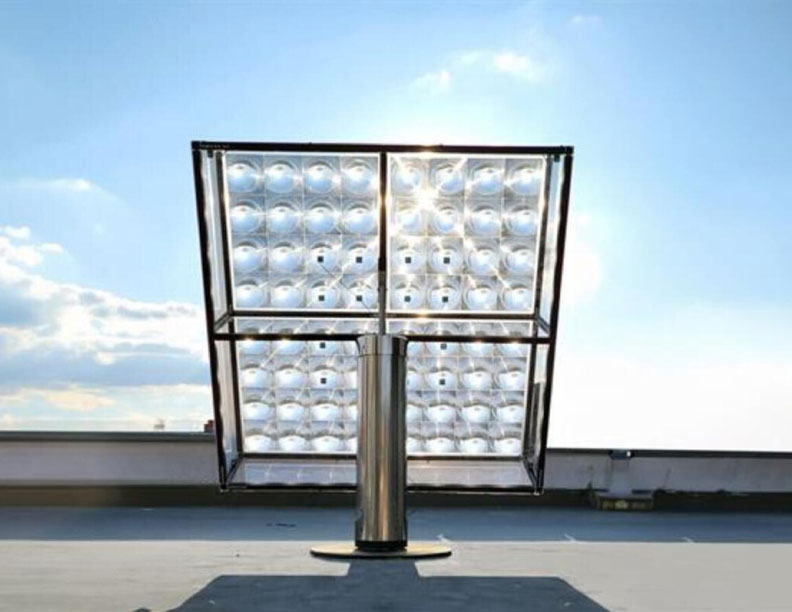 El próximo paso de la energía solar es utilizar directamente los rayos del Sol para iluminar casas. Sin paneles solares