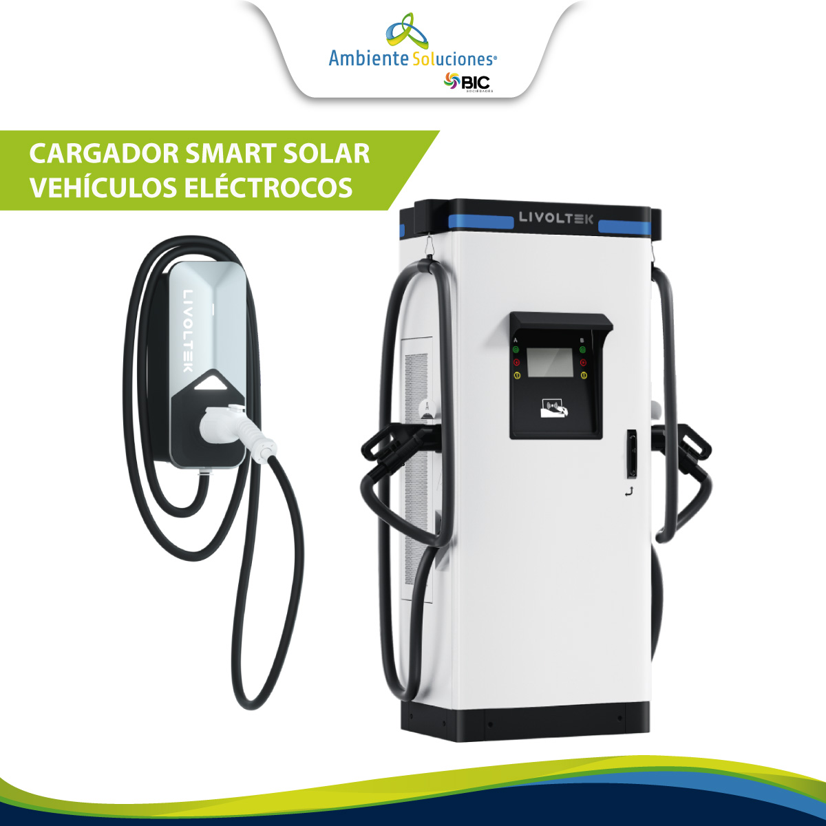 Cargador Smart solar vehículo eléctrico cargador
