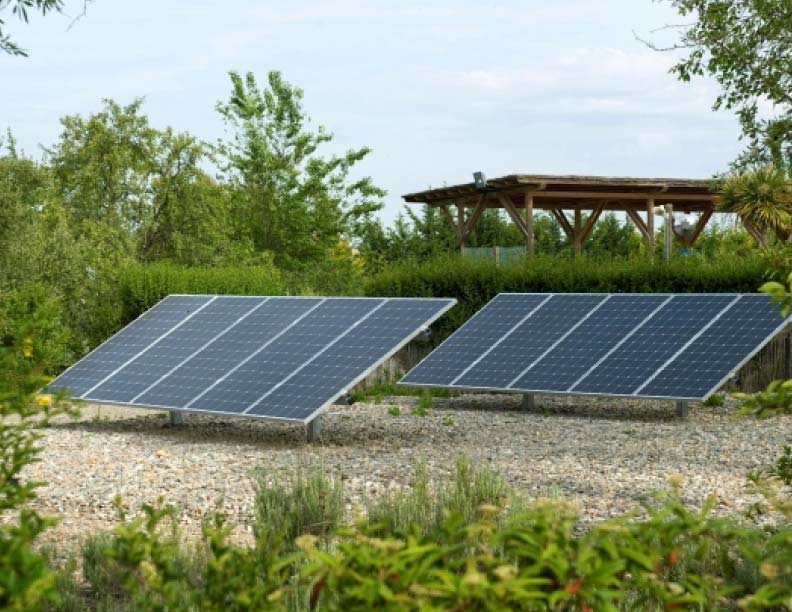 Un modelo estima el espacio cultivable en los huertos solares para combinar producción agrícola y energía renovable