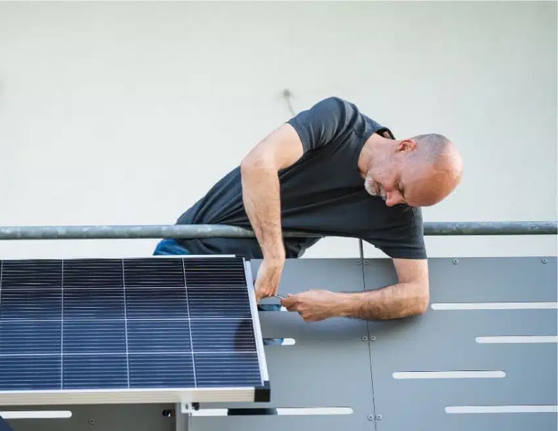 El imparable -boom- de balcones con paneles solares en Alemania