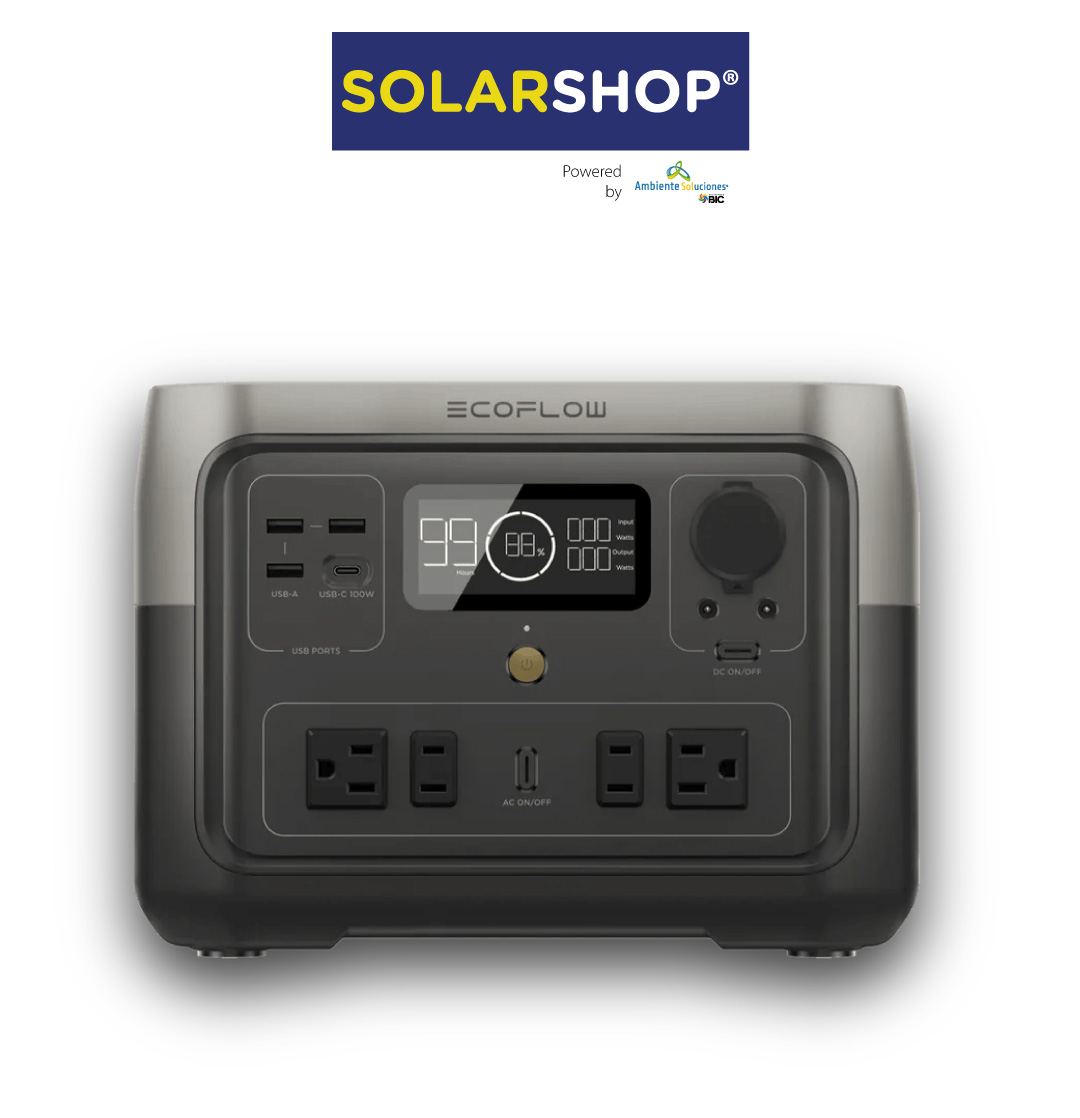 Planta de Energía Portátil Solar 500W