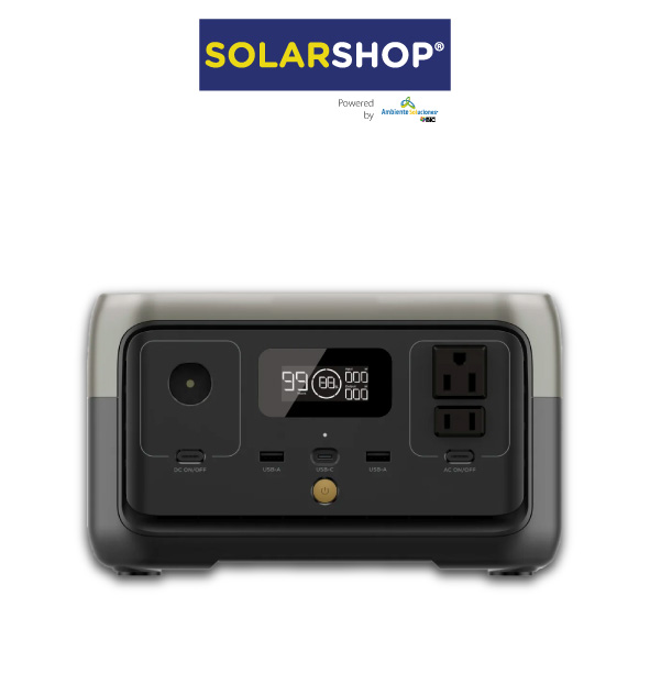 Planta de energía portátil solar 300W