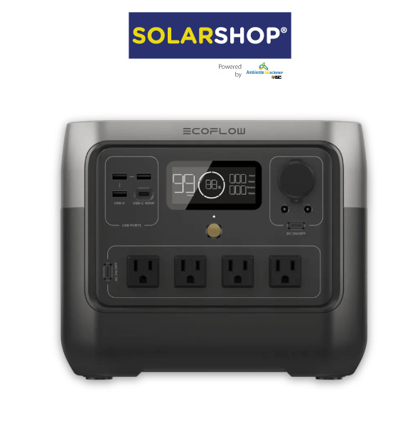 Planta de energía portátil solar 800W