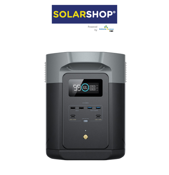 Planta de energía portátil solar 2000WH