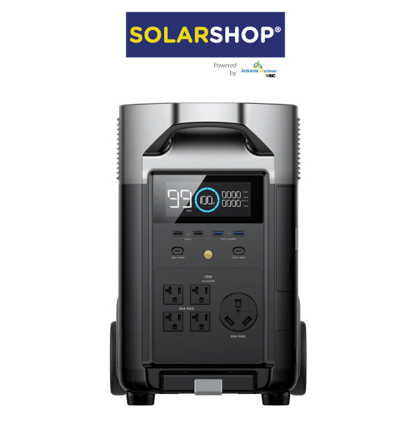 Planta de energía portátil solar 3600Wh
