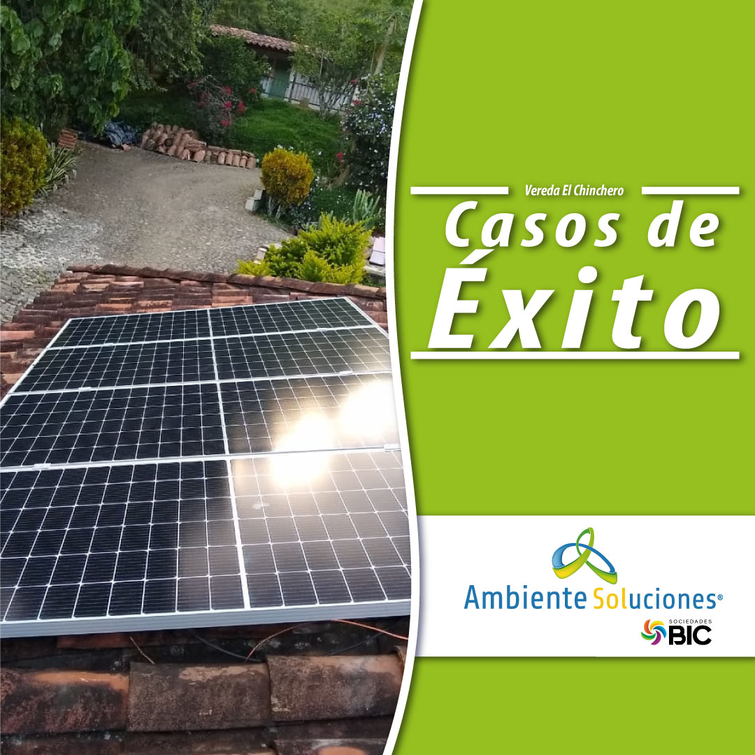 Sistema solar de  inyección a red en la vereda El Chinchero - Ciudad Bolívar, Antioquia.